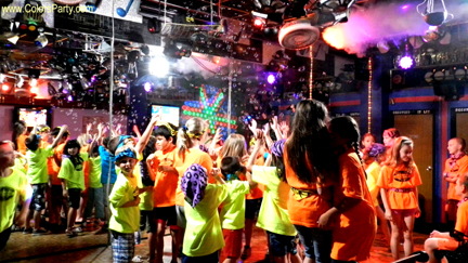 party birthday colors kids place pa jeannette center parties fun include activities teen age dances jockey contests disc dancing playing